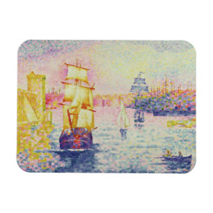 De haven van Marseille, c.1909 (olie op canvas) Magneet