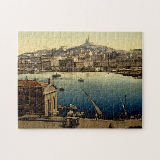 De haven van Marseille Frankrijk Legpuzzel (Horizontaal)