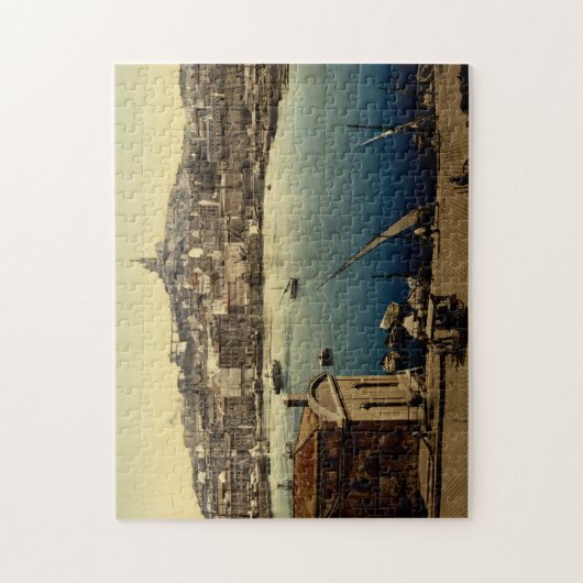 De haven van Marseille Frankrijk Legpuzzel (Verticaal)