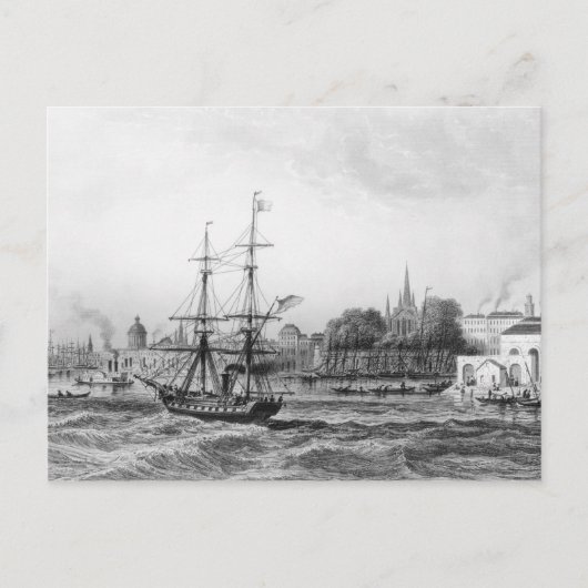 De haven van New Orleans Briefkaart (Voorkant)