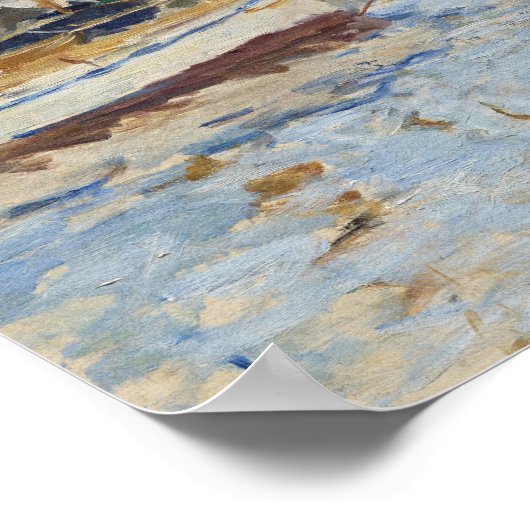 De haven van Nice | Berthe Morisot Poster (Hoek)