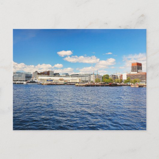 De haven van Oslo, Noorwegen Briefkaart (Voorkant)