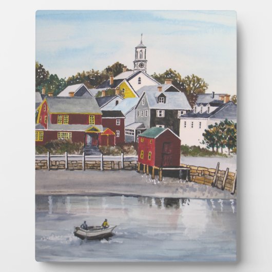 De haven van Portsmouth, New Hampshire Fotoplaat (Voorkant)