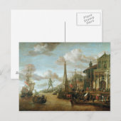 De haven van Rhodos Briefkaart (Voorkant / Achterkant)