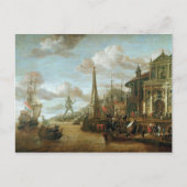 De haven van Rhodos Briefkaart (Voorkant)