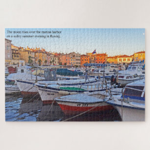 De haven van Rovinj Kroatië Legpuzzel