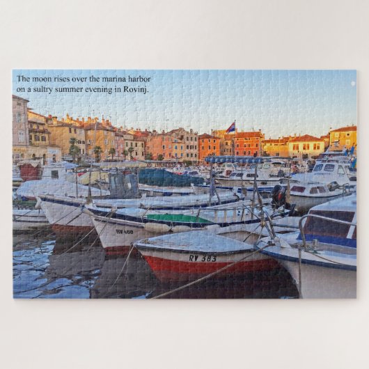 De haven van Rovinj Kroatië Legpuzzel (Horizontaal)