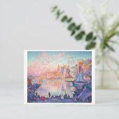 De haven van Saint-Tropez, Signac Briefkaart (Staand voorkant)