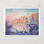 De haven van Saint-Tropez, Signac Briefkaart (Voorkant)
