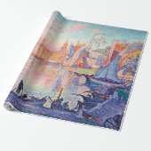 De haven van Saint-Tropez, Signac Cadeaupapier (Uitgerold)