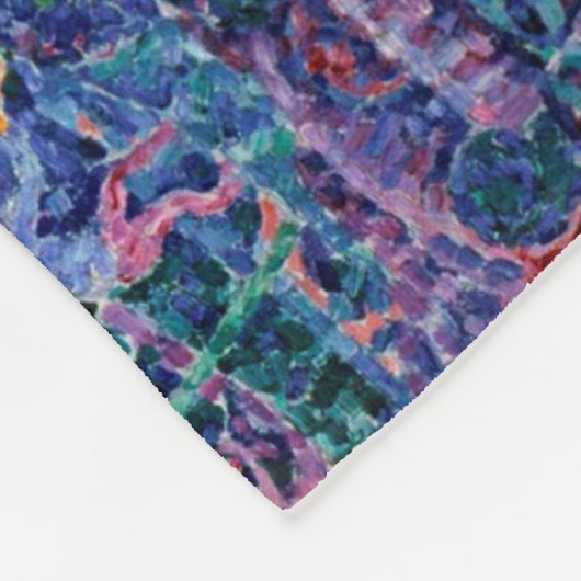 De haven van Saint-Tropez, Signac Fleece Deken (Hoek)