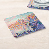 De haven van Saint-Tropez, Signac Kartonnen Onderzetters (Schuin)