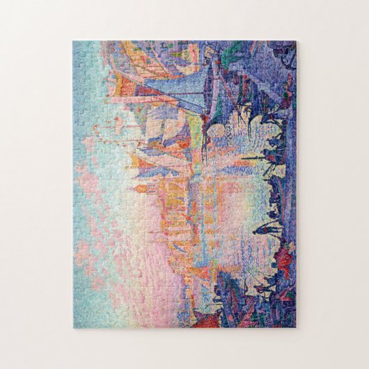 De haven van Saint-Tropez, Signac Legpuzzel (Verticaal)