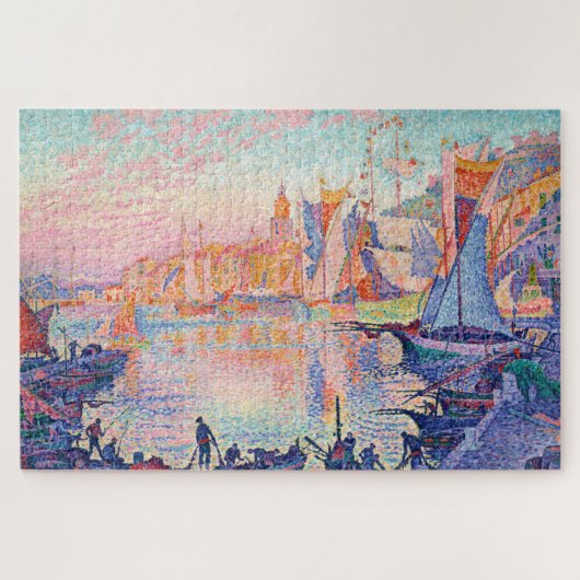 De haven van Saint-Tropez, Signac Legpuzzel (Horizontaal)