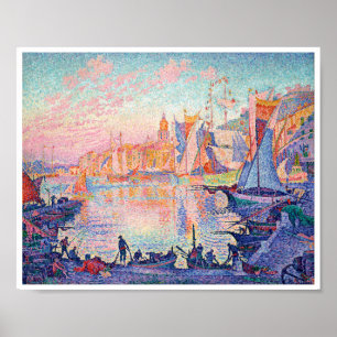 De haven van Saint-Tropez, Signac Poster