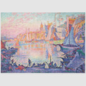 De haven van Saint-Tropez, Signac Tissuepapier (Voorkant)