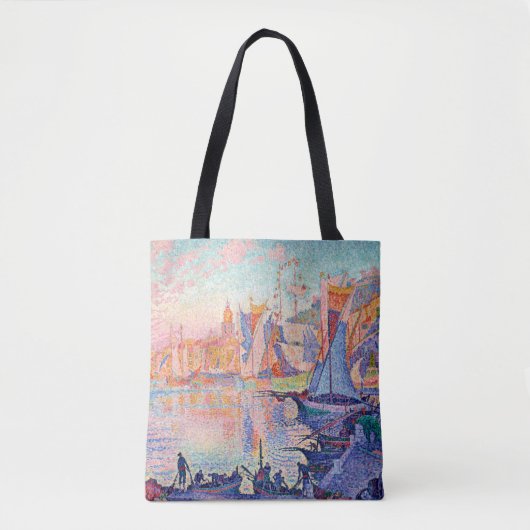 De haven van Saint-Tropez, Signac Tote Bag (Voorkant)