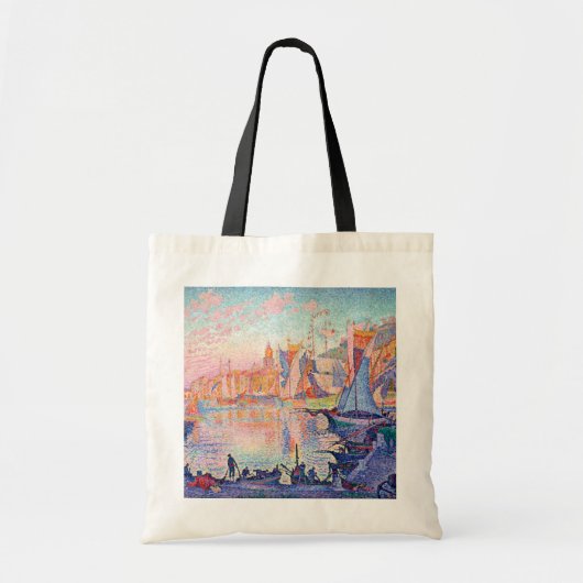 De haven van Saint-Tropez, Signac Tote Bag (Voorkant)
