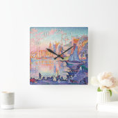 De haven van Saint-Tropez, Signac Vierkante Klok (Huis)