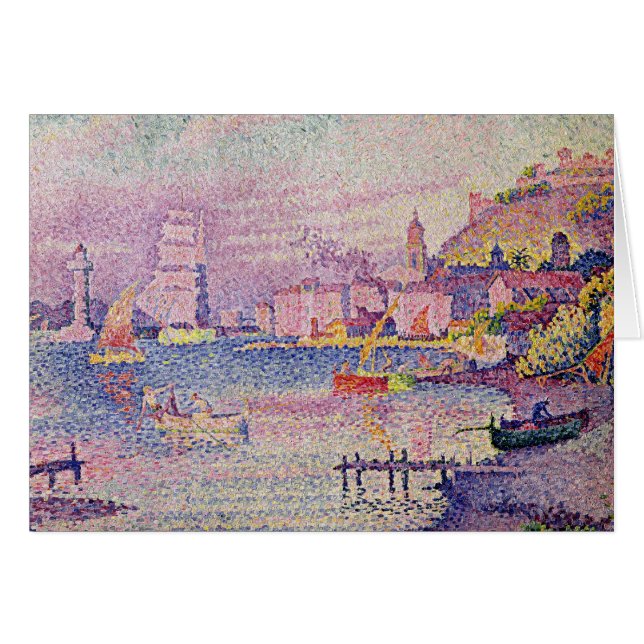De haven van Saint-Tropez verlaten, 1902 (Voorkant Horizontaal)