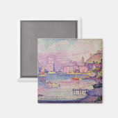 De haven van Saint-Tropez verlaten, 1902 Magneet (Voorkant / Achterkant)