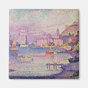 De haven van Saint-Tropez verlaten, 1902 Magneet
