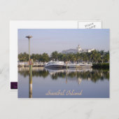 De haven van Sanibel Island, Florida Briefkaart (Voorkant / Achterkant)