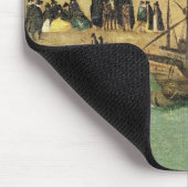 De haven van Sevilla, c.1590 Muismat (Hoek)