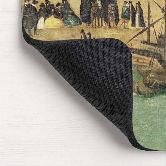 De haven van Sevilla, c.1590 Muismat (Hoek)