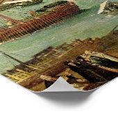 De haven van Sevilla, c.1590 Poster (Hoek)