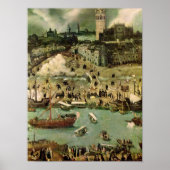 De haven van Sevilla, c.1590 Poster (Voorkant)