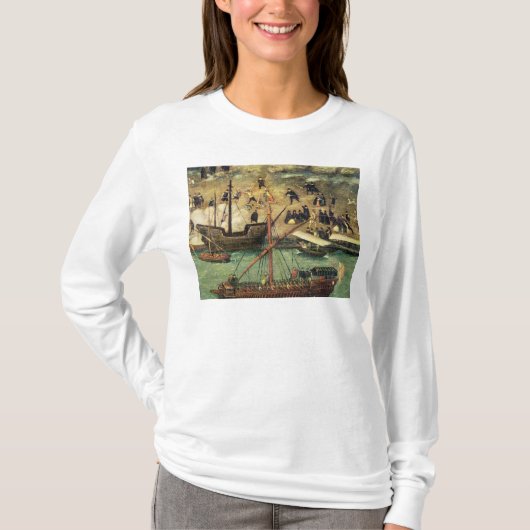 De haven van Sevilla, c.1590 T-shirt (Voorkant)