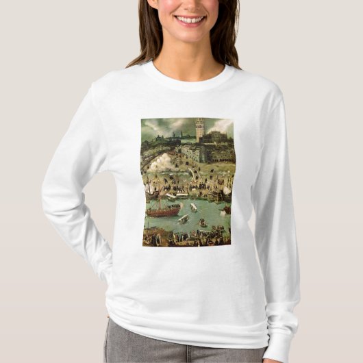 De haven van Sevilla, c.1590 T-shirt (Voorkant)