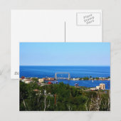 De haven van Skyline Briefkaart (Voorkant / Achterkant)