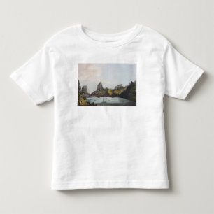 De haven van Taloo op het eiland Eimeo Kinder Shirts
