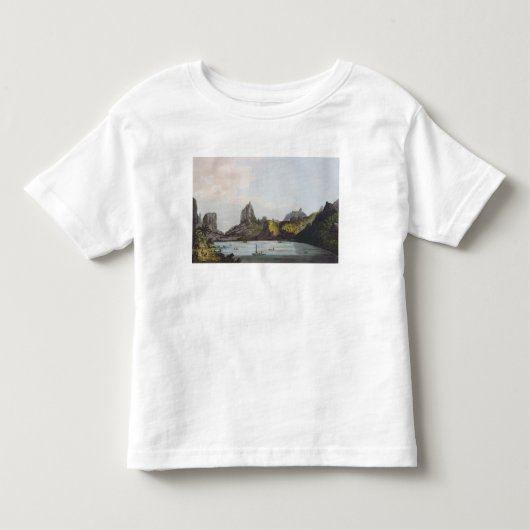 De haven van Taloo op het eiland Eimeo Kinder Shirts (Voorkant)