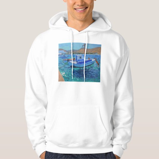 De haven van Tinos 2012 Hoodie (Voorkant)