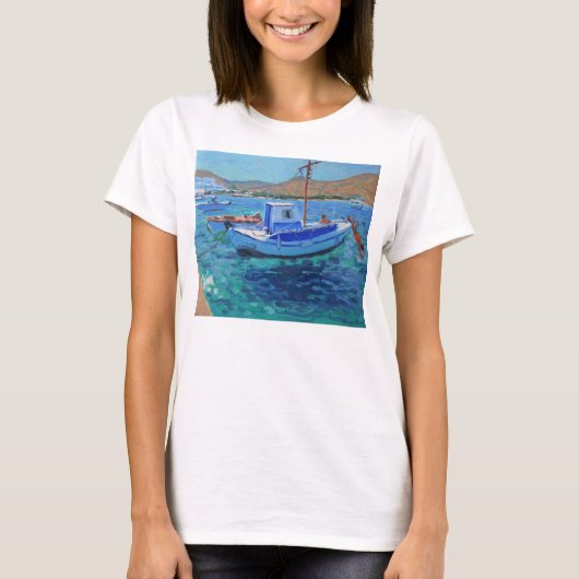 De haven van Tinos 2012 T-shirt (Voorkant)