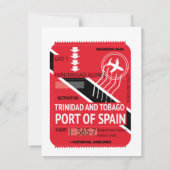 de haven van trinidad en tobago van spanje , een r (Achterkant)