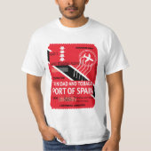 de haven van trinidad en tobago van spanje , een r t-shirt (Voorkant)