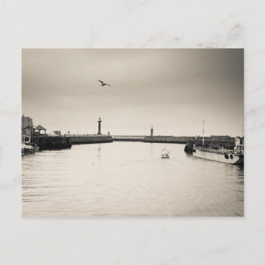 De Haven van Whitby Briefkaart (Voorkant)