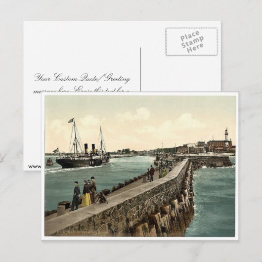 De haven, Warnemunde, Rostock, Mecklenburg-Schwer Briefkaart (Voorkant / Achterkant)