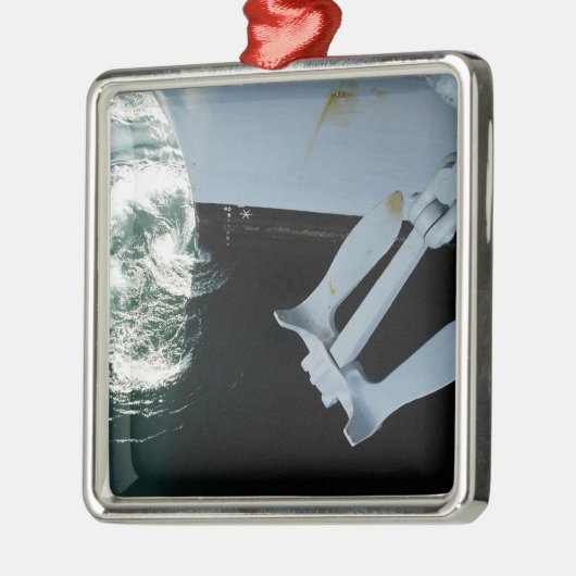 De havenzijde Mark II Stockless Anchor Metalen Ornament (Links)