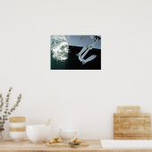 De havenzijde Mark II Stockless Anchor Poster (Keuken)