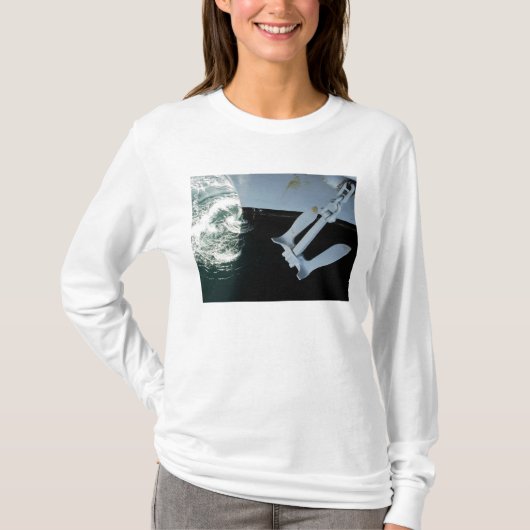 De havenzijde Mark II Stockless Anchor T-shirt (Voorkant)