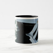 De havenzijde Mark II Stockless Anchor Tweekleurige Koffiemok (Center)