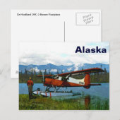 De Havilland Beaver Floatplane Briefkaart (Voorkant / Achterkant)