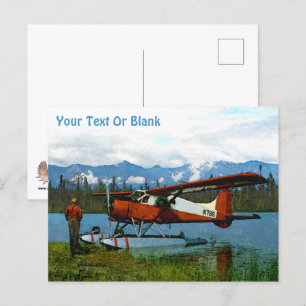 De Havilland Beaver Floatplane Briefkaart