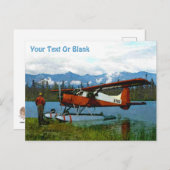 De Havilland Beaver Floatplane Briefkaart (Voorkant / Achterkant)