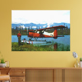 De Havilland Beaver Floatplane Canvas Afdruk (Insitu (Woonkamer))